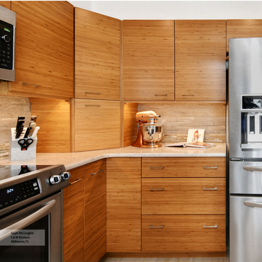 5. bamboo kitchen cabinet