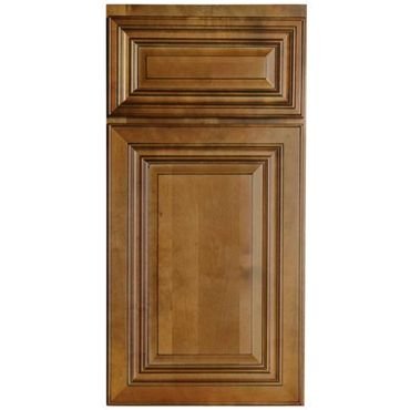 Coffee glaze kitchen cabinet