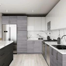 L shape kitchen cabinet manufacturer